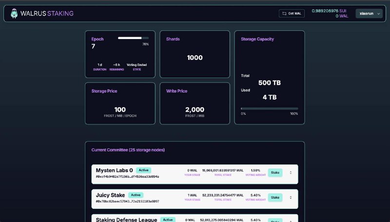 #crypto #airdrop海象Walrus 是SUI 官方推荐的去中心化存储和数据可用性协议，已上测试网，目前可以参与的方式有：1. 银河任务拿NFT：