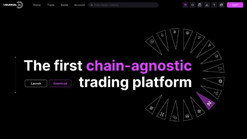 #crypto #dexUniversalX 是由 Particle Network 推出的去中心化链抽象交易平台，主打用一个账户完成任意链上的交易操作，无需切链、无需桥接，无需准备 Gas